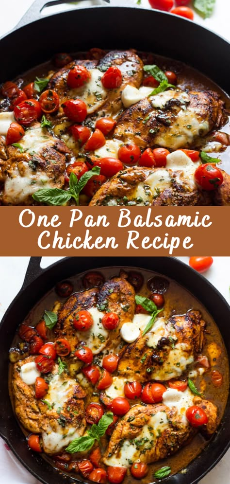 One Pan Balsamic Chicken Recipe: A Flavorful Delight Introduction When it comes to a quick and satisfying dinner, nothing beats a one-pan meal. And if you’re looking to elevate your weeknight dinner game, this One Pan Balsamic Chicken recipe is the way to go. It’s a delightful combination of tender chicken, colorful vegetables, and a […] The post One Pan Balsamic Chicken Recipe a... One Pan Balsamic Chicken, Balsamic Chicken Recipes, Sheet Pan Dinners Recipes, Resep Diet, Balsamic Chicken, Health Dinner, Pan Meals, Health Dinner Recipes, Recipe Chicken