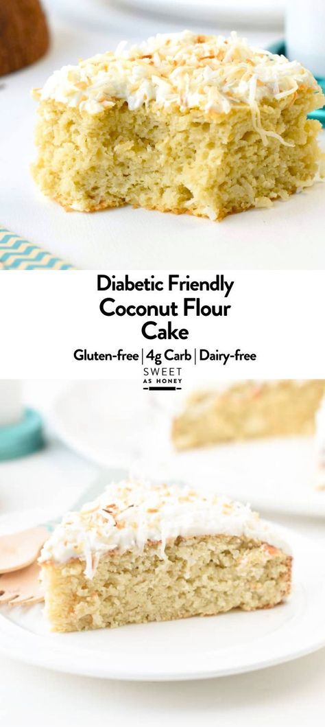 This Gluten-Free Coconut Cake is a moist coconut flour cake perfect for any occasion.Plus, this gluten-free coconut flour cake is also keto-friendly and dairy-free, so keep reading to learn more. Gluten Free Dairy Free Coconut Cake, Keto Coconut Flour Cake, Coconut Cake Dairy Free, Coconut Oil Dessert, Keto Coconut Cake, Coconut Flour Desserts, Coconut Flour Chocolate Cake, Coconut Flour Cake, Cake With Coconut Flour