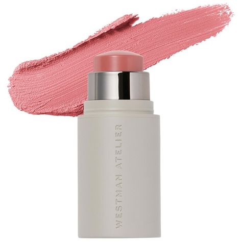 Westman Atelier Blush, Blush Trend, Skincare Ideas, Cream Blush Stick, Westman Atelier, Baby Cheeks, Blush Lipstick, Blush Stick, Blush Highlighter