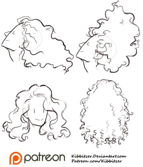 Ako Kresliť, Curly Hair Drawing, Drawing Hair, Reference Sheet, Eye Tutorial, Hair Reference, Hair Tutorials, Drawing Tutorials, Art Tutorial