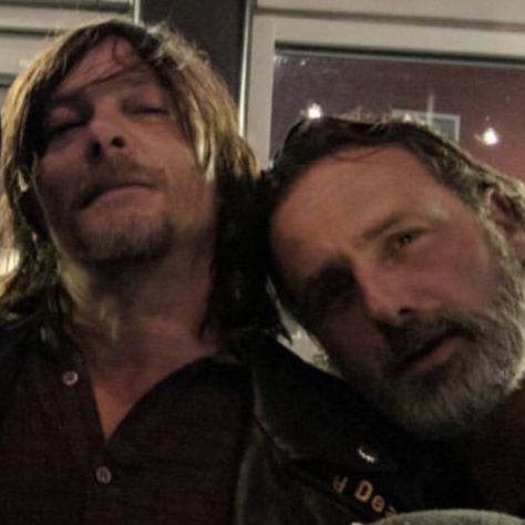 Andrew And Norman, Norman And Andrew, Norman Reedus And Andrew Lincoln, Andrew Lincoln And Norman Reedus, Andrew Lincoln Norman Reedus, Daryl And Rick, Andy Lincoln, Gogo Tomago, Walking Dead Cast