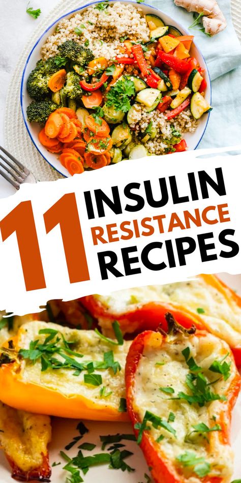 Explore recipes designed for insulin resistance, focusing on balanced meals that help manage blood sugar levels and promote overall health. Recipes For Insulin Resistance, Insulin Resistance Recipes, Insulin Resistance Diet Recipes, Best Healthy Diet, Low Glycemic Foods, Healthy Recipes For Diabetics, Blood Sugar Diet, Resep Diet, Low Sugar Recipes