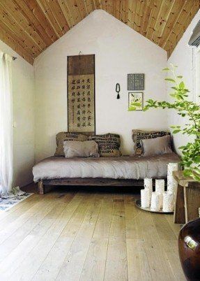 Turn a bed into a couch Turning A Bed Into A Couch, Bed Into A Couch, Meditation Room Design, Basement Guest Rooms, Popular Living Room, Meditation Room Decor, Meditation Rooms, Guest Room Office, Small Living Room Decor