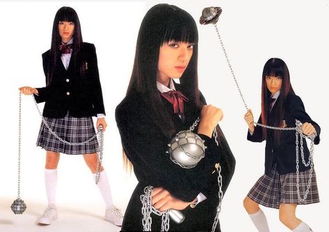 Kill Bill Costume, Chiaki Kuriyama, Kill Bill Movie, Gogo Yubari, 일본 패션, 5 Anime, Kill Bill, Halloween Inspo, Quentin Tarantino