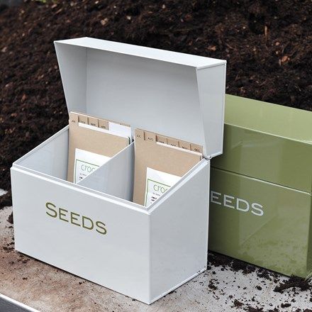 Organize Seeds, Seed Storage, Seed Box, Garden Calendar, Raised Garden Beds Diy, Seed Saving, Tool Sheds, Seed Packets, Box Delivery