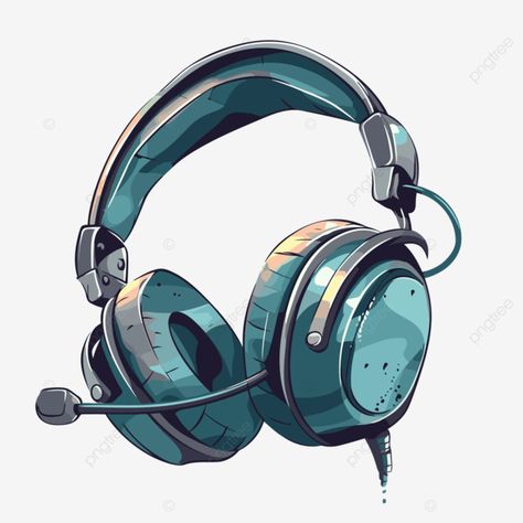 Headphone Illustration, Microphone Clipart, Tv Clipart, Headphones Illustration, Microphone Vector, Headphones Drawing, Logo Cloud, Medical Business, Fall Music