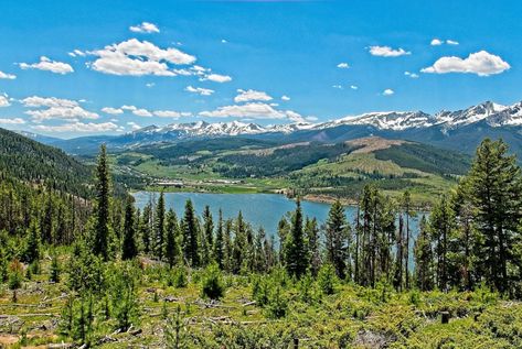 Dillon Reservoir Recreation Area – Dillon and Frisco, CO | Biking, Boating, Camping, Fishing, Hiking on Lake Dillon in Summit County Dillon Colorado, Birth Colors, Explore Colorado, Summit County, Alpine Meadow, Cascade Waterfall, Vail Colorado, Clear Lake, Colorado Rockies