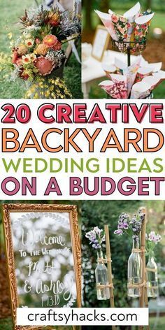 Rustic Barn Wedding Decorations, Creative Backyard, Wedding Decorations Ideas, Backyard Wedding Decorations, Backyard Wedding Ideas, Wedding Ideas On A Budget, Small Backyard Wedding, Low Budget Wedding, Diy Wedding Reception