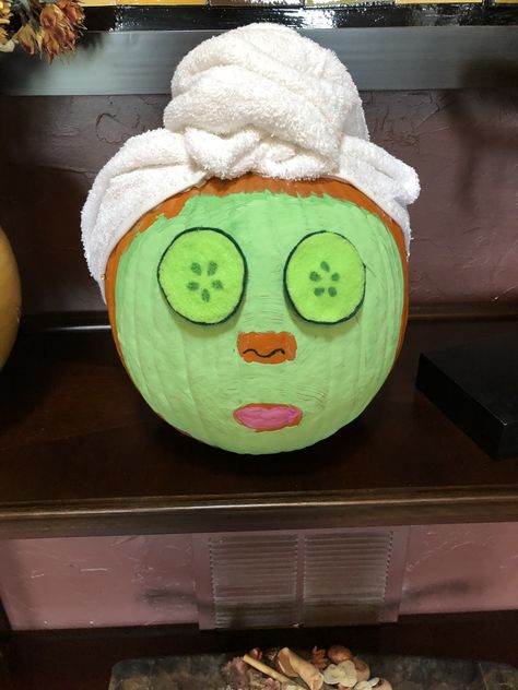 Cosmetology Pumpkin Decorating, Creative Pumpkin Contest Ideas, Salon Pumpkin Decorating, Funny Pumkin Decoration, Preschool Pumpkin Decorating Ideas, The Office Pumpkin Painting, Pumpkin Decorating Contest Flyer, No Carve Pumpkins Ideas, Easy Pumpkin Decorating Ideas No Carve