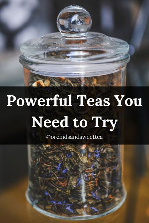 If you’re like me, I am constantly walking around all day with a teacup in my hand. As much as I love my coffee, the variety of flavors and health benefits of tea make it my go-to choice throughout the day. This list of Powerful Teas You Need to Try will give you so many ideas for your tea habit! Loose Tea Recipes, Homemade Ginger Tea, Health Benefits Of Tea, Benefits Of Tea, Sweet Tea Recipes, Tea Drink Recipes, Easy Autumn Recipes, Tea Health Benefits, Herbal Tea Blends