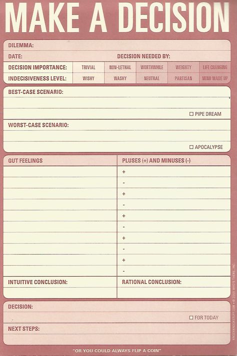 Decision Making Template, Make A Decision Worksheet, Journal Prompts For Decision Making, Business Plan Aesthetic, Declutter Worksheet, Decision Journal, Worksheet Organization, Decision Making Worksheet, Organization Worksheets