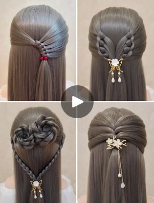 Hair Styles Black Girls Ideas Braids Kids Easy, Butterfly Hairstyle, Black Rubber Band, Strands Of Hair, Diy Hairstyle, Hair Style Vedio, Kid Hair, Tie A Knot, Hairstyle Tutorials