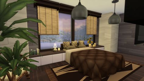 Sims 4 master bedroom design no cc Sims Bedroom No Cc, Sims 4 No Cc Bedroom, Sims 4 Master Bed, Sims Bedroom Ideas No Cc, Sims 4 Interior Design Ideas No Cc, Sims 4 Bedroom No Cc, Sims 4 Bedroom Ideas No Cc, Sims 4 Room Ideas Bedrooms, Modern Urban Bedroom