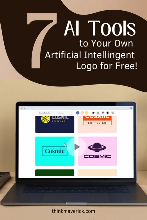 Stop Paying Designers! 7 Free AI Tools to Create a Pro Logo Create A Business Logo, Pro Logo, Business Fonts, Logo Shapes, Watercolor Logo, Logo Design Free, Premium Logo, Internet Business, Branding Kit