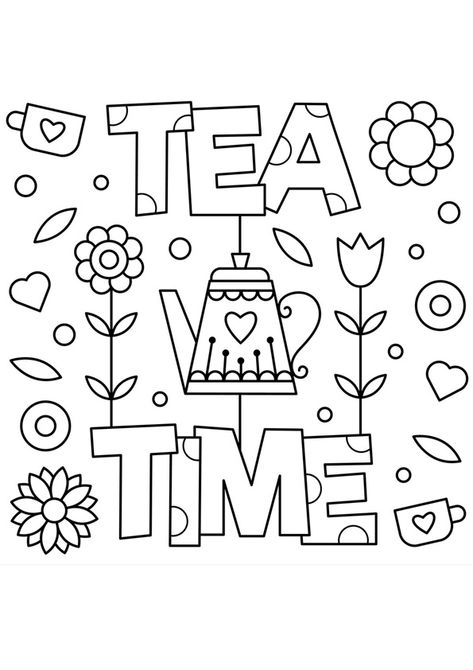 Toddler Tea Party, Girls Tea Party Birthday, Tea Party Activities, Tea Party Crafts, Tea Party Games, Kids Tea Party, Tea Crafts, Girls Tea Party, Black And White Vector