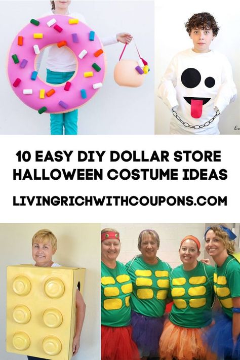 Looking for an inexpensive and easy DIY costume for Halloween this year? Look no further. Here are 10 Easy DIY Dollar Store Halloween Costume Ideas. #diyhalloweencostume #halloween Cheep Halloween Costumes, Dollar Store Halloween Costumes, Tree Halloween Costume, Living Rich, Awesome Costumes, Halloween Costumes For Work, Cheap Halloween Costumes, Easy Diy Costumes, Dollar Tree Halloween