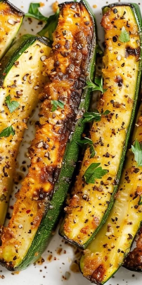 This easy zucchini recipe is a perfect way to enjoy the bountiful harvest of summer zucchinis. The dish is light and refreshing, with a hint of herbs and garlic that elevate the flavor of the zucchinis. Roasted Zucchini Recipes, Zucchini Side Dish Recipes, Easy Goulash Recipes, Zucchini Side Dishes, Easy Zucchini Recipes, Roasted Zucchini, Roast Zucchini, Zucchini Recipe, Low Carb Veggies