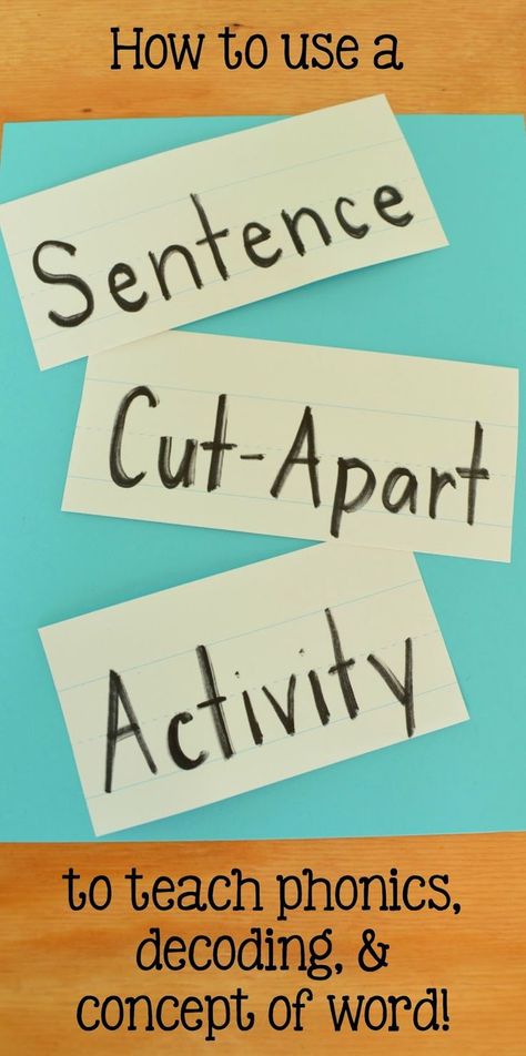 A step-by-step how-to guide to doing a sentence strip cut-apart activity! How To Teach Phonics, Tutoring Ideas, Teach Phonics, Concepts Of Print, Literacy Intervention, Reading Recovery, Reading Street, Reading Specialist, Phonics Lessons