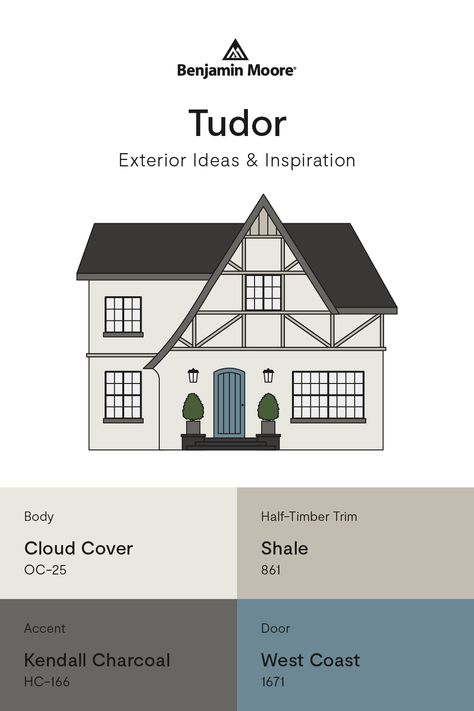 Tudor House Paint Colors, Tudor Color Scheme, English Tudor Front Door, Tudor House Exterior Paint Colors, Tudor Exterior Paint Colors, Tudor Style Homes Exterior Color Schemes, Tudor Front Door, English Tudor House Exterior, Modern Tudor House Exterior