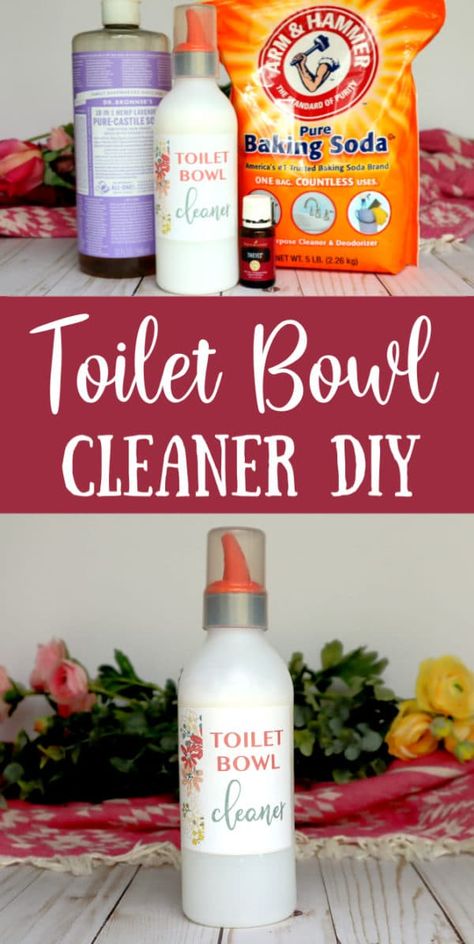 Toilet Bowl Cleaner Diy, Natural Toilet Bowl Cleaner, Homemade Toilet Bowl Cleaner, Messy Life, Baking Soda Benefits, Homemade Cleaning Supplies, Natural Cleaning Recipes, Baking Powder Uses, Homemade Cleaners