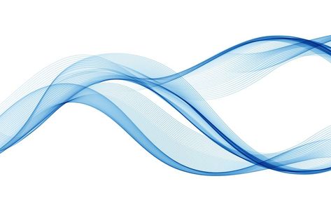 Abstract vector background, blue waved lines for brochure, website, flyer design.  Blue smoke wave. Blue wavy background Blue Wavy Background, Wavy Background, Waves Vector, Waves Line, Waves Background, Line Background, Background Blue, Abstract Waves, Textured Waves