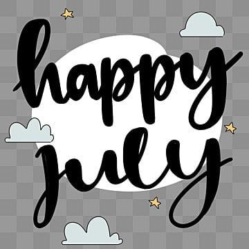 happy,july,month,lettering,typography,hand clipart,happy clipart,july clipart,vector clipart Happy July Month, Month Lettering, July Month, Rainbow Color Background, Welcome July, July Clipart, Lettering Sketch, July Background, Happy Clipart