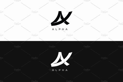 Alpha Logo Design, Male Logo, Vision Logo, Alpha Logo, Handwriting Ideas, Project Alpha, Alpha Designs, Education Icon, Social Post