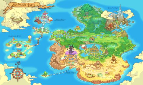 World Map Game, Game Map, Map Ideas, Landscape Pencil Drawings, Map Games, Fantasy World Map, Fantasy Life, Life Map, Game Environment