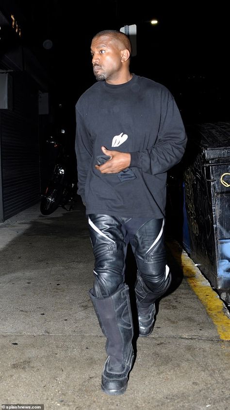 West was in full collaboration mode only days after a dramatic weekend where he aired out family drama with the Kardashians on social media. Kanye West Boots, Kanye West Outfits, Kanye Yeezy, French Montana, Yeezy Season, Club Penguin, Studio Session, The Kardashians, 2024 Style