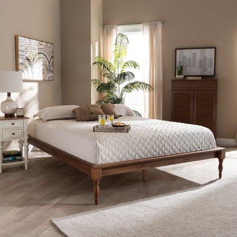 Golden Slumbers, Parisian Design, King Size Platform Bed, Wood Platform Bed Frame, Full Size Platform Bed, Queen Size Platform Bed, Queen Platform Bed, White Sheets, Wood Bed Frame