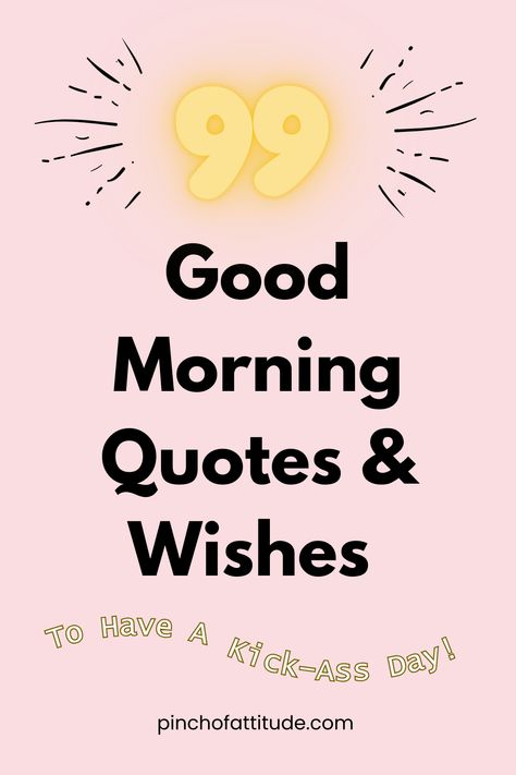 Good morning, beautiful! 🌸 Ready to kick-start your day with some positivity? This article offers 99 inspiring good morning quotes and wishes that will help you seize the day. Whether you’re looking to brighten someone else’s morning or need a little motivation yourself, these quotes are the perfect way to begin your day with a smile. Rise and shine, and let these beautiful good morning wishes inspire your every step! 💖 #GoodMorningQuotes #BeautifulGoodMorningWishes #QuotesGoodMorning Positive Good Morning Quotes Inspiration Beautiful, Morning Smile Quotes, Inspirational Morning Quotes, Great Day Quotes, Beautiful Good Morning Wishes, Positive Good Morning Quotes, Beautiful Good Morning, Relationship Counselling, Good Comebacks