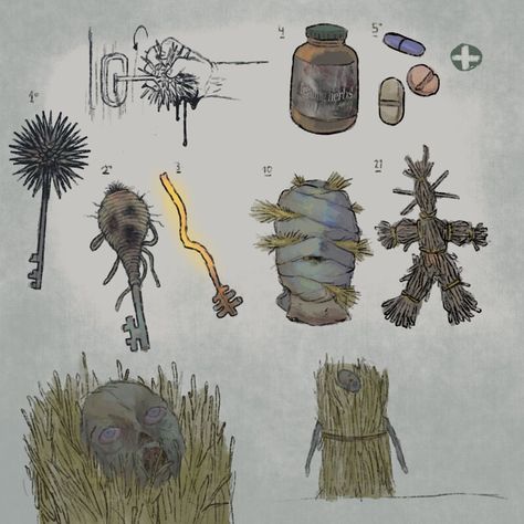 ArtStation - folk horror game concept / character designs Folk Horror, Like Drawing, Game Concept, Horror Characters, Game Character Design, Character Designs, Horror Game, Creature Design, Horror Art