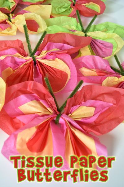 Easy Butterfly Decorations, Toilet Paper Roll Butterflies, Butterfly Diy Crafts, Tissue Paper Butterflies, Tissue Paper Butterfly, Paper Butterfly Crafts, Tissue Paper Craft, Tissue Paper Tassel Garland, Tissue Paper Crafts