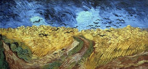 Van Gogh's Wheatfield With Crows, Famous Landscape Paintings, Van Gogh Famous Paintings, Vincent Van Gogh Art, Crow Art, Arte Van Gogh, Van Gogh Museum, Art Ancien, Van Gogh Paintings