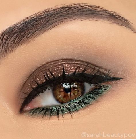 Green Eyeshadow, Lashes, Makeup, Green, Beauty, Make Up