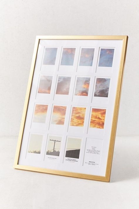 Picture Frame Inspiration, Cadre Photo Diy, Mini 4x4, Cute Picture Frames, Unique Picture Frames, Picture Frame Gallery, Picture Frame Crafts, Cool Gifts For Teens, Polaroid Frame