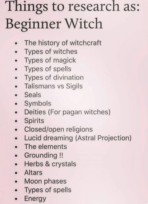 Pagan Tips, Things To Research, Beginner Witch, Witchcraft Spells For Beginners, Spells For Beginners, Green Witchcraft, Magia Das Ervas, Witchcraft Books, Wiccan Magic