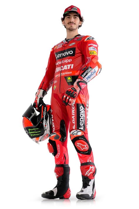 Francesco Bagnaia, Ducati Team at Ducati livery unveil High-Res Professional Motorsports Photography Motorsports Photography, Leather Fashion Men, Races Fashion, Moto Gp, Motogp, Latest Video, Music Poster, Ducati, Leather Fashion