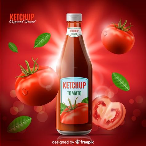 Free vector ketchup ad template | Free Vector #Freepik #freevector #ketchup-bottle #sauce-bottle #ketchup #tomato-paste Kebabs On The Grill, Bbq Dishes, 광고 디자인, Food Graphic Design, Ad Template, Social Media Design Inspiration, Tomato Ketchup, Creative Poster Design, Packaging Labels Design