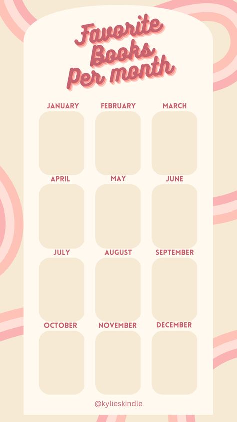 Monthly Favorites Template, 2024 Favorite Books Template, Favorite Books Of 2023 Template, Monthly Book Tracker Template, May Book Template, Favorite Books Template, May Reads Template, Book Of The Month Template, Booktok Inspiration