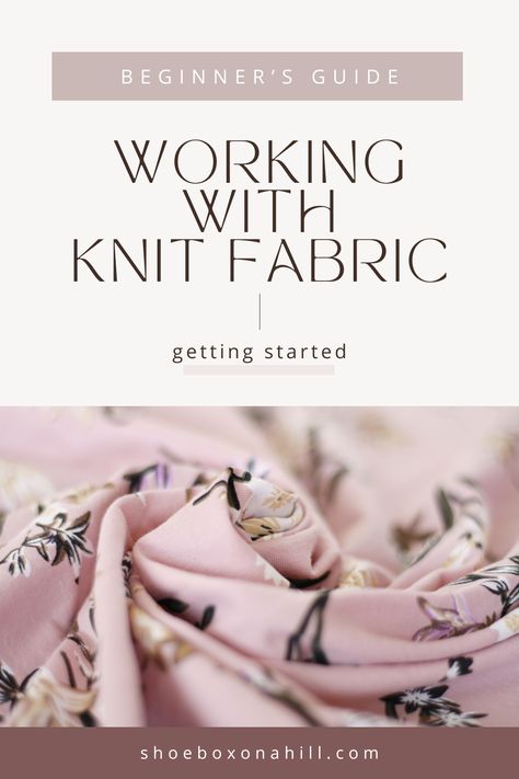 This guide will teach you what knit fabric is and provide tips for working with it so that you can enjoy sewing your first projects in no time! Are you interested in sewing with knit fabric? If you want to make you or your family clothing like t-shirts, hoodies, casual stretchy dresses, or even underwear, then you will want to use some kind of knit. Sewing with knits is great because the patterns are typically very easy to work with. Sewing Jersey Knit Fabric, Jersey Knit Sewing Projects, Sewing Stretchy Fabric Tips, Knit Fabric Projects, Sewing Mitered Corners, Family Clothing, Sewing Tricks, Easy Wrap, Fabric Sewing Patterns