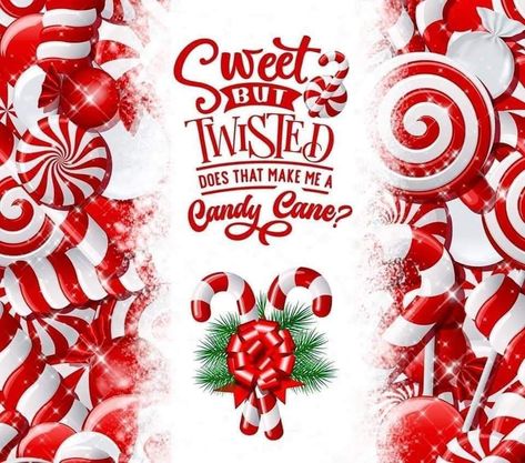 Sweet But Twisted, Sublimation Ideas Projects Inspiration, Candy Cane Christmas, Custom Tumbler Cups, Christmas Tumbler, Tumbler Cups Diy, Diy Tumblers, Sublimation Prints, Christmas Sublimation