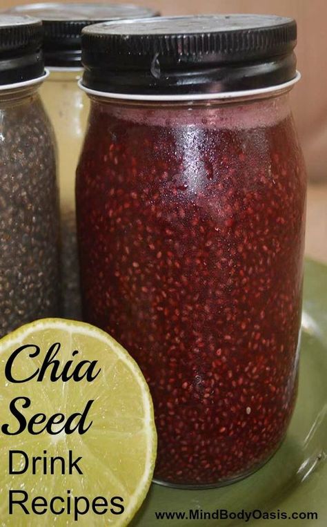 Chia Seed Drink Recipes, Recipes For Drinks, Chia Drink, Chia Seed Drinks, Seed Recipes, Chia Recipe, Chia Seed Recipes, Pasta Fatta In Casa, Mozzarella Sticks