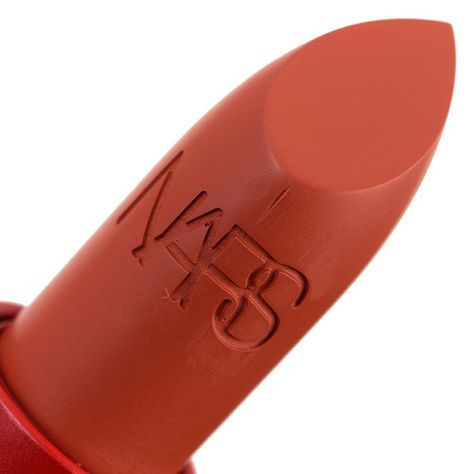 NARS Morocco Pigalle Catfight Lipsticks Reviews & Swatches Nars Morocco Lipstick, Nars Lipstick, Muted Orange, Lip Scrub Diy, Matte Lipsticks, Tom Ford Beauty, Bite Beauty, Face Facial, Lipstick Swatches