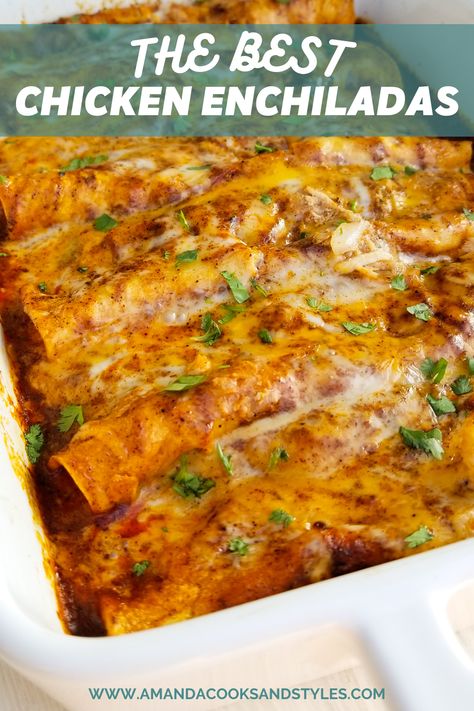 Chicken Enchiladas Natashas Kitchen, Chicken And Cheese Enchiladas Easy, Roasted Chicken Enchiladas, Chicken Enchiladas With Canned Red Sauce, Oven Baked Enchiladas Shredded Chicken, Boiled Chicken For Enchiladas, Authentic Chicken Enchiladas Mexico, Authentic Enchiladas Chicken, Chicken Enchiladas With Rotisserie