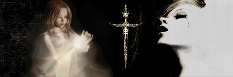 sword sketch by postmortemtatt Tvd Discord Banners, Sigilcore Banner, Sigilkore Wallpaper Pc, Creepy Header, Gothic Header, Scene Myspace, Gothic Banner, Goth Banner, Emo Emo