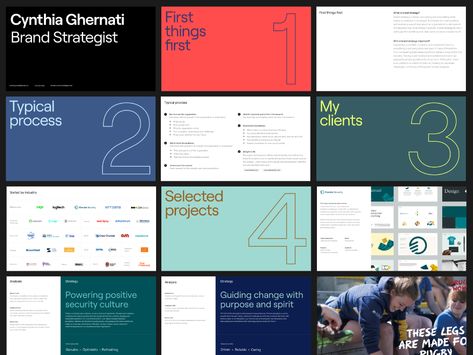 Slideshow Design, Branding Portfolio, Presentation Deck, Brand Strategy Design, Portfolio Presentation, Brand Strategist, Portfolio Templates, Keynote Presentation, Slide Design