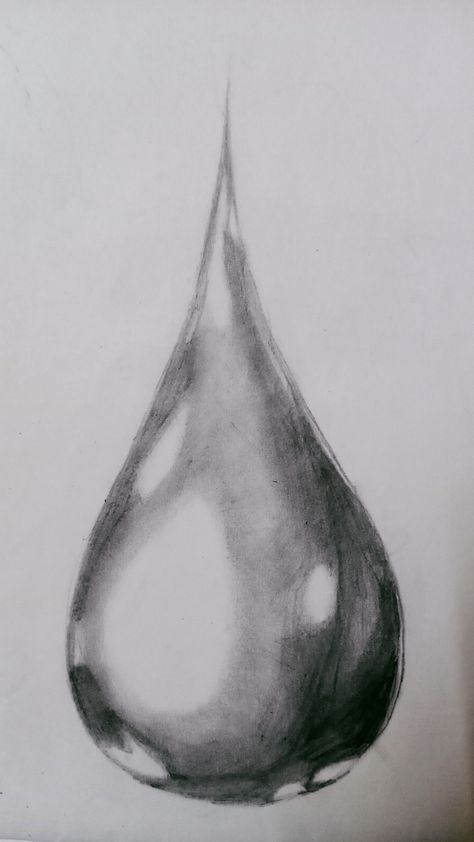 Realistic Water Drop 💧Drawing with pencil /Realistic Tear drop Drawing Tear Drops Drawing, Charcoal Water Drawing, Tonal Drawing Easy, Raindrop Sketch, Realistic Water Drop Drawing, Shading Art Drawings, Realistic Landscape Pencil Drawings, Water Drop Sketch, Tear Drop Drawing