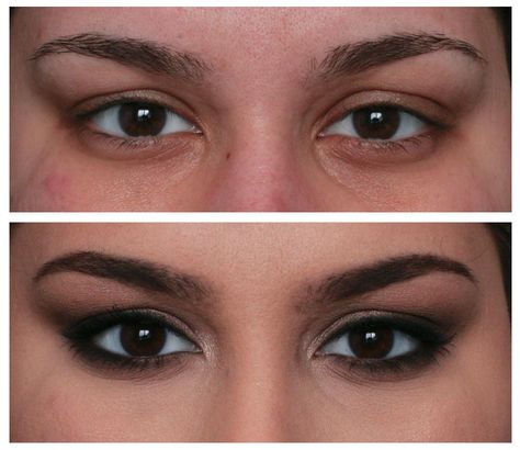 I created an eye tutorial using the Too Faced Chocolate Bar palette! Perfect for deep set semi-hooded eyes :) All products listed in comments. #makeup #beauty Deep Set Almond Eyes, Sultry Hooded Eye Makeup, Eyeshadow Deep Set Eyes, Semi Hooded Eye Makeup, Deep Set Hooded Eye Makeup, Eyeshadow For Deep Set Eyes, Deepset Eye Makeup, Deep Set Hooded Eyes, Deep Set Eye Makeup