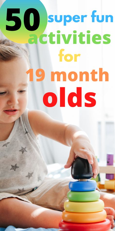 19 month old activities that are super engaging, long lasting, simple and FUN. 19 Month Old Activities, 8 Month Old Baby Activities, 6 Month Baby Activities, Activities For One Year Olds, 19 Month Old, Cognitive Activities, Baby Activities, Baby Learning Activities, Activities For Boys